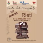 Feste del Cioccolato Nazionali - Locandina Rieti Ottobre 2026